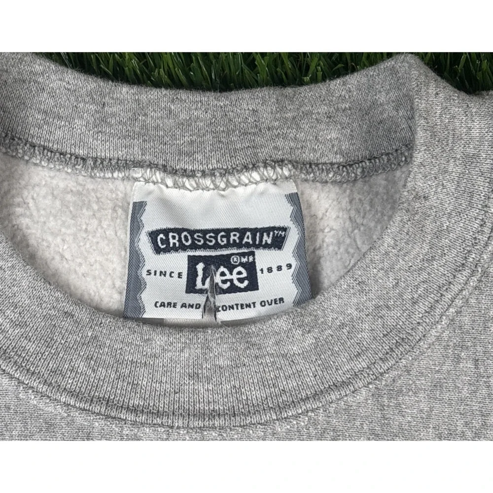 VTG 90s New Orleans French Quarter Jazz Sweatshirt Sz M Crewneck LEE Cross Grain